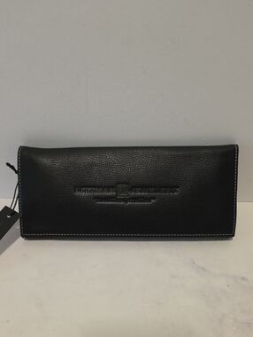 Littman  Jewelers Black Leather Clutch Wallet